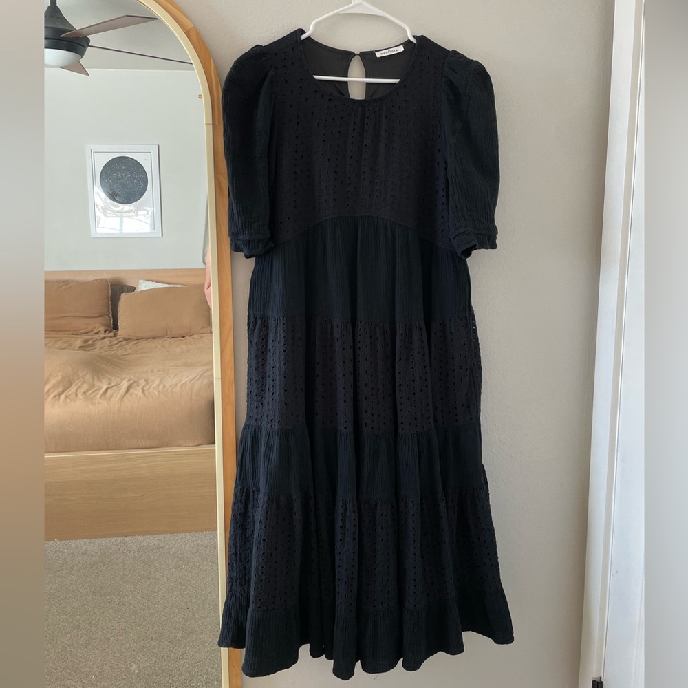 Neuflora Black Eyelet Dress